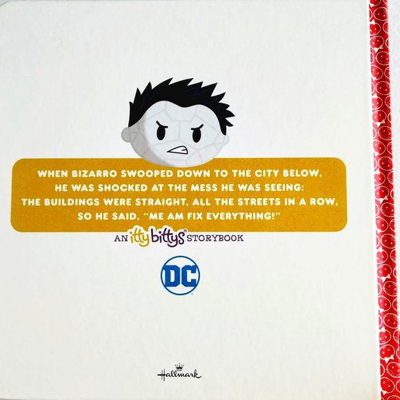 COPY - Hallmark Itty Bittys Hardcover Book with Plush Bizarro - Picture 3 of 4